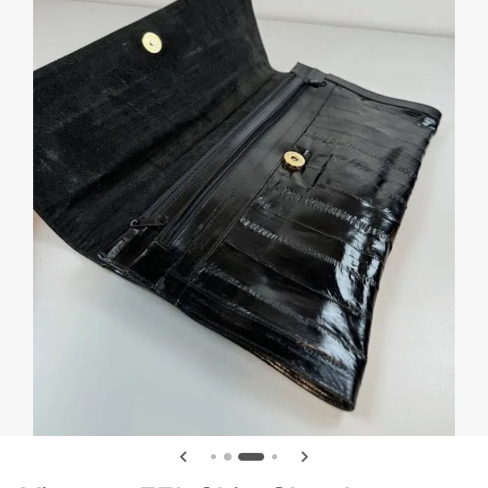Vintage Eel Skin Clutch